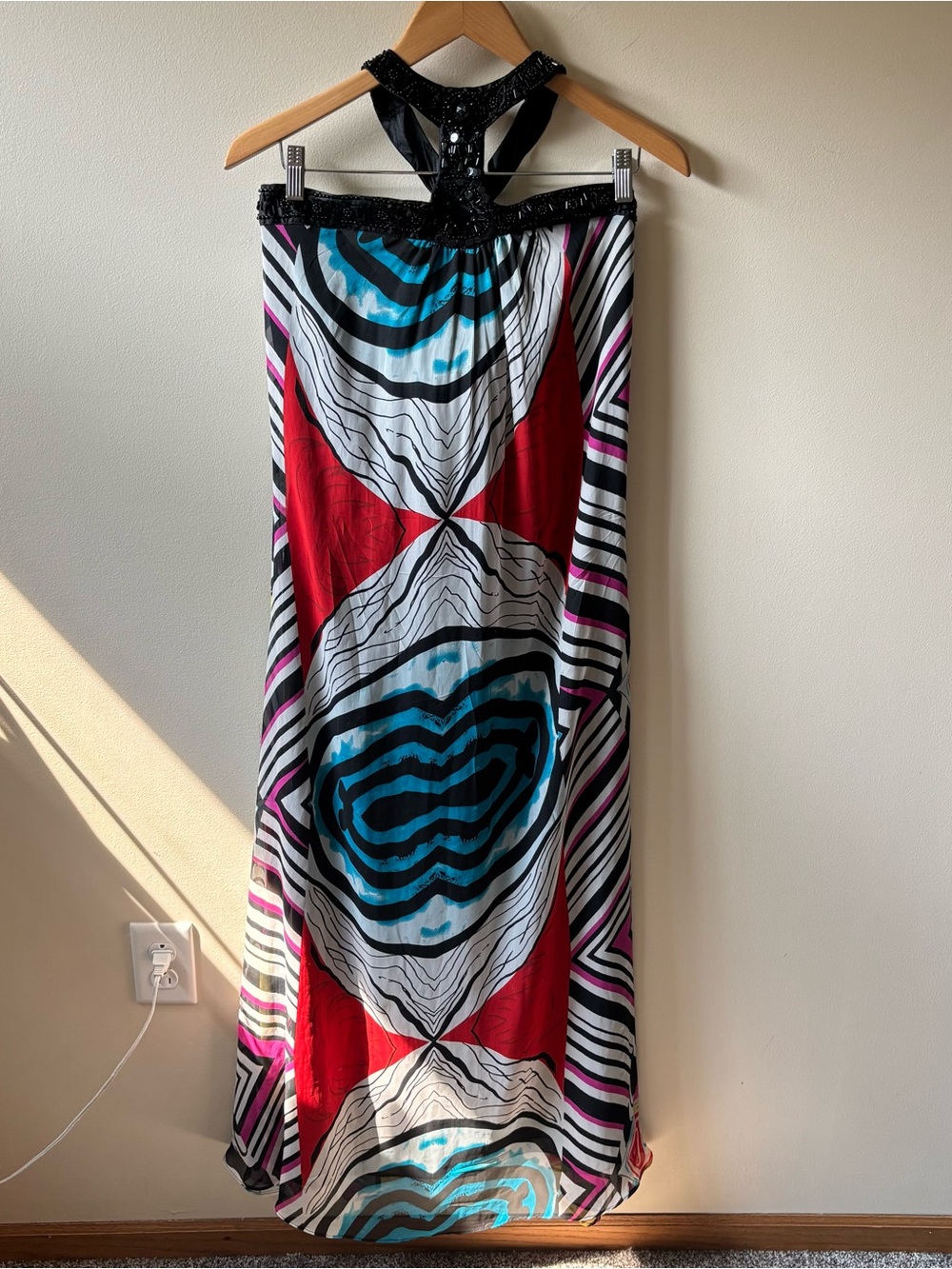 Authentic Icon Beaded Multicolor Maxi Dress